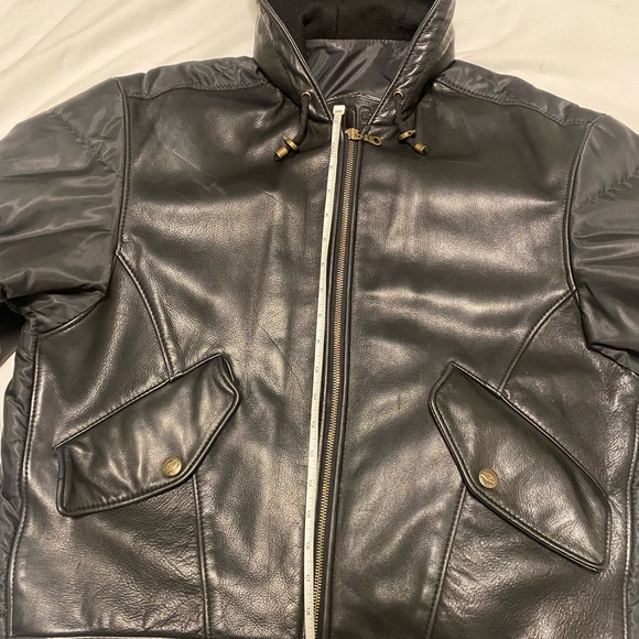 RUDSAK Rare leather/nylon Bomber. Original conception of the Modern RUDSAK Mateo - Picture 6 of 14
